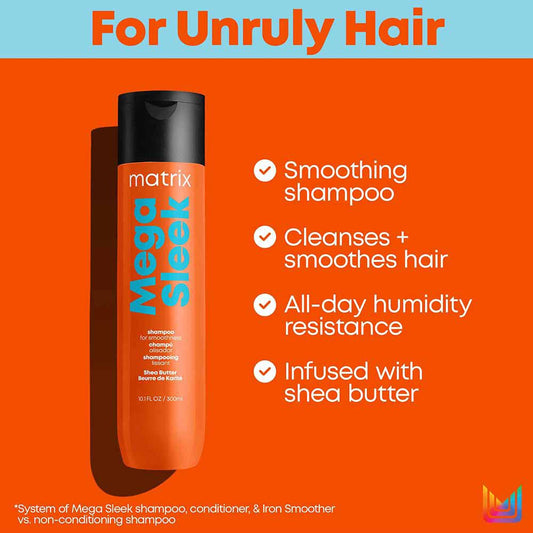 Matrix Total Results Mega Sleek Shea Butter Shampoo 300ml