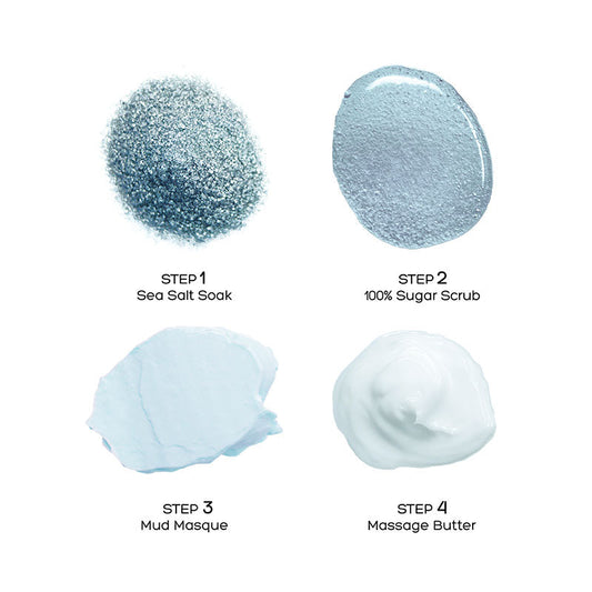 Voesh Pedi In A Box Deluxe 4 Step Ocean Refresh