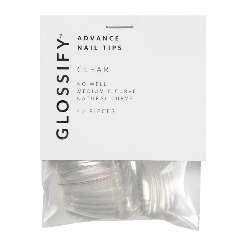 Glossify Advance Clear Nail Tips Size 2 x 50