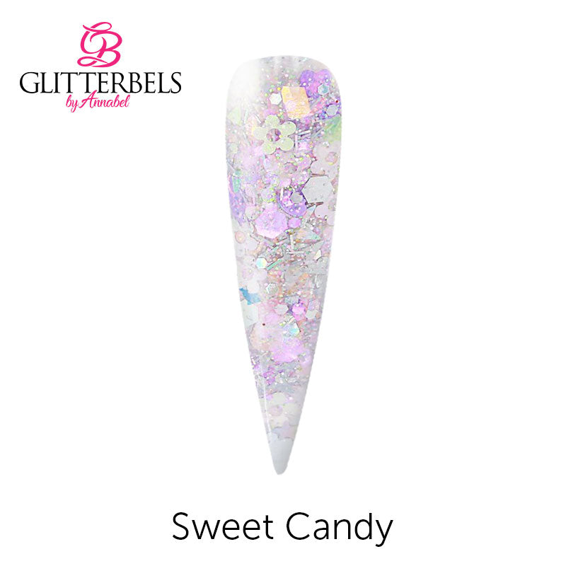 Glitterbels Coloured Acrylic Powder 28g Sweet Candy