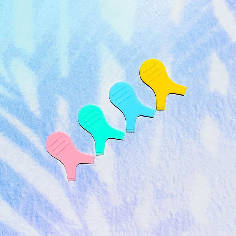 The Glo Co Y Combs Multicolour x 10