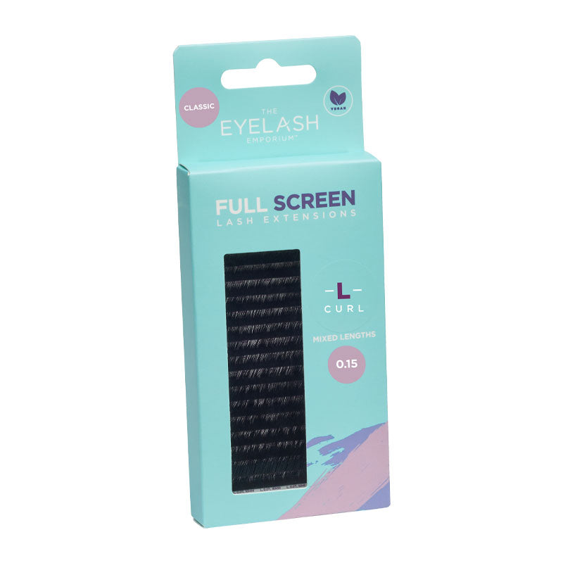 The Eyelash Emporium Full Screen Tray Lashes L Curl 0.15 Mixed Lengths
