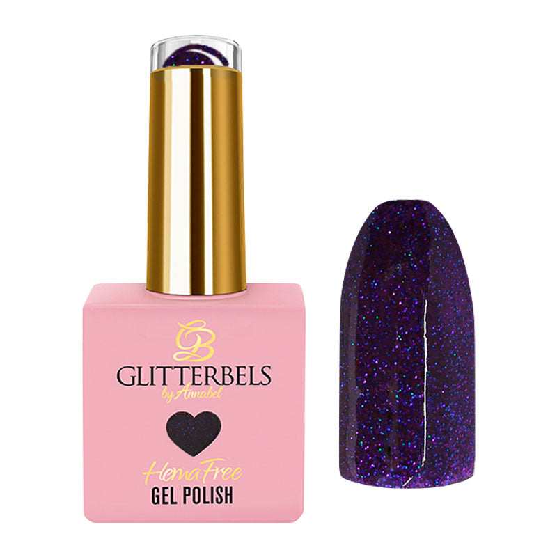 Glitterbels Hema Free Gel Polish 8ml Purple Planet