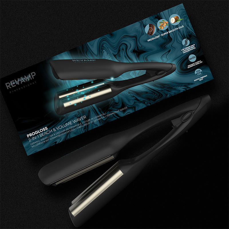 REVAMP 2-in-1 Beach & Volume Professional Ceramic Waver