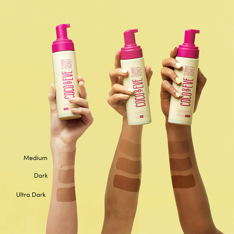 Coco & Eve Sunny Honey Bali Bronzing Foam Medium 200ml