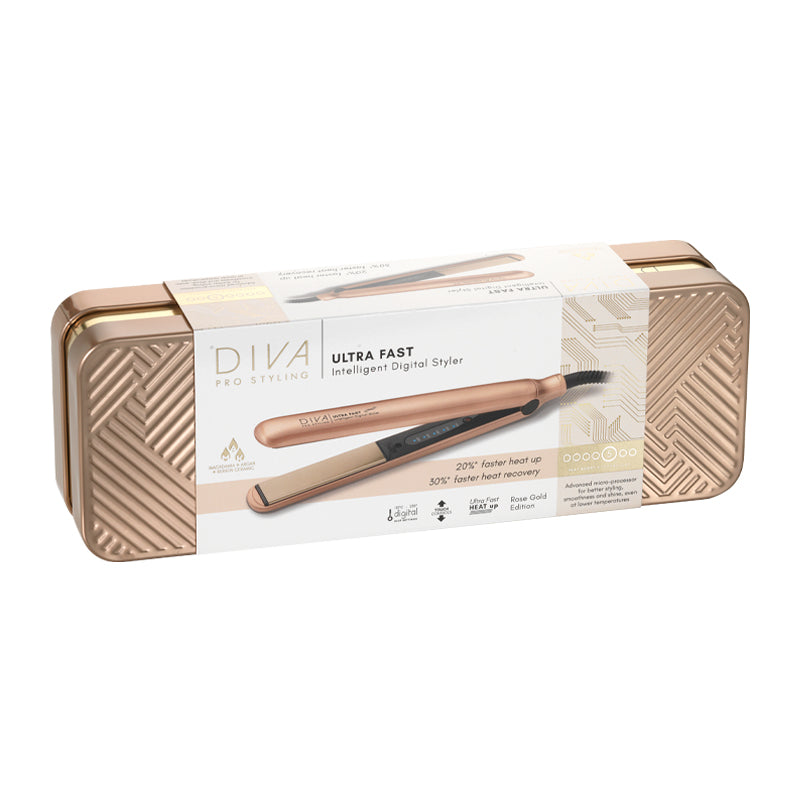 Diva Ultra Fast Intelligent Digital Styler Rose Gold