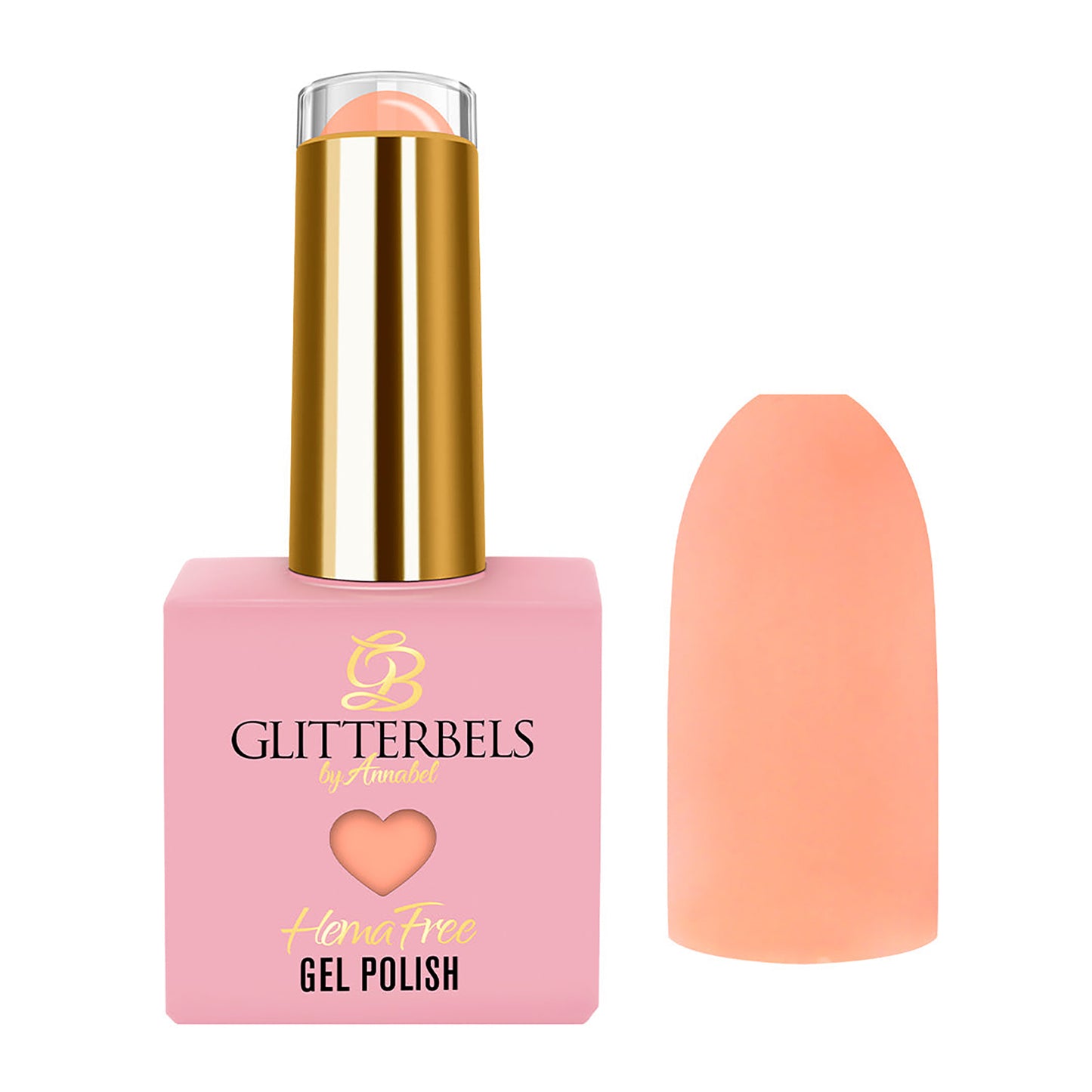 Glitterbels Hema Free Gel Polish 8ml Sandy Peaches