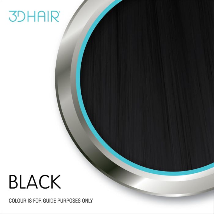 3D Hair Natural Hair Building Fibres For Thinning Hair - Black - 35g