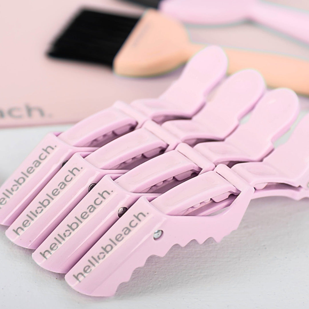 Hello Bleach The Croc Clip Bby Pink x 4