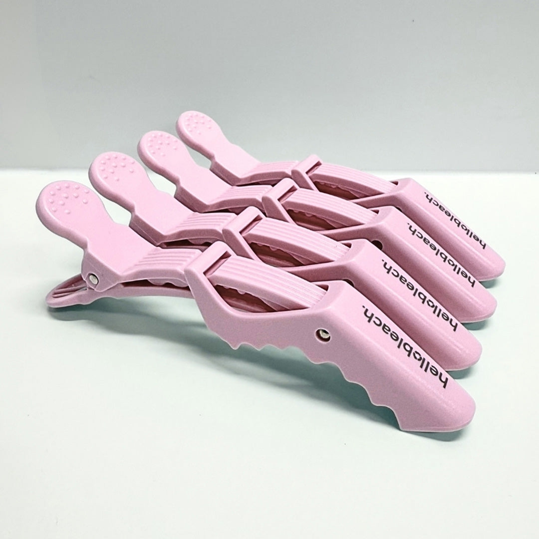 Hello Bleach The Jumbo Croc Clip Bby Pink x 4