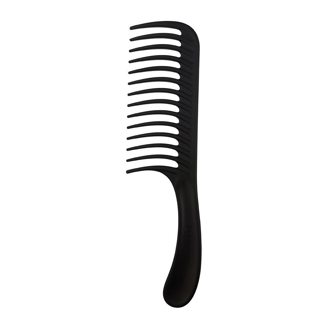 Denman D28 Wide Tooth Detangling Comb Matt Black