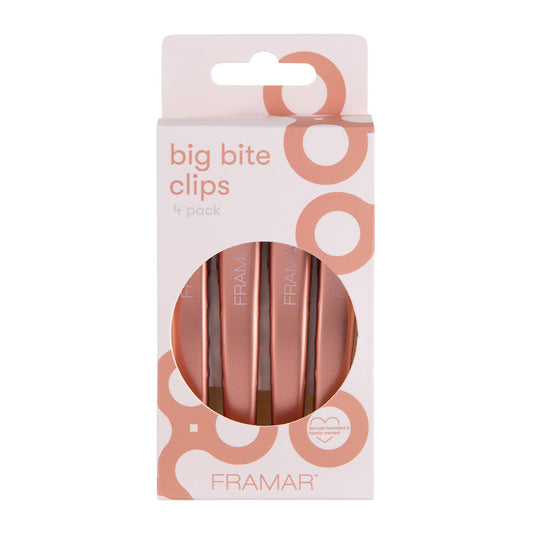 Framar Big Bite Clips Rose Gold