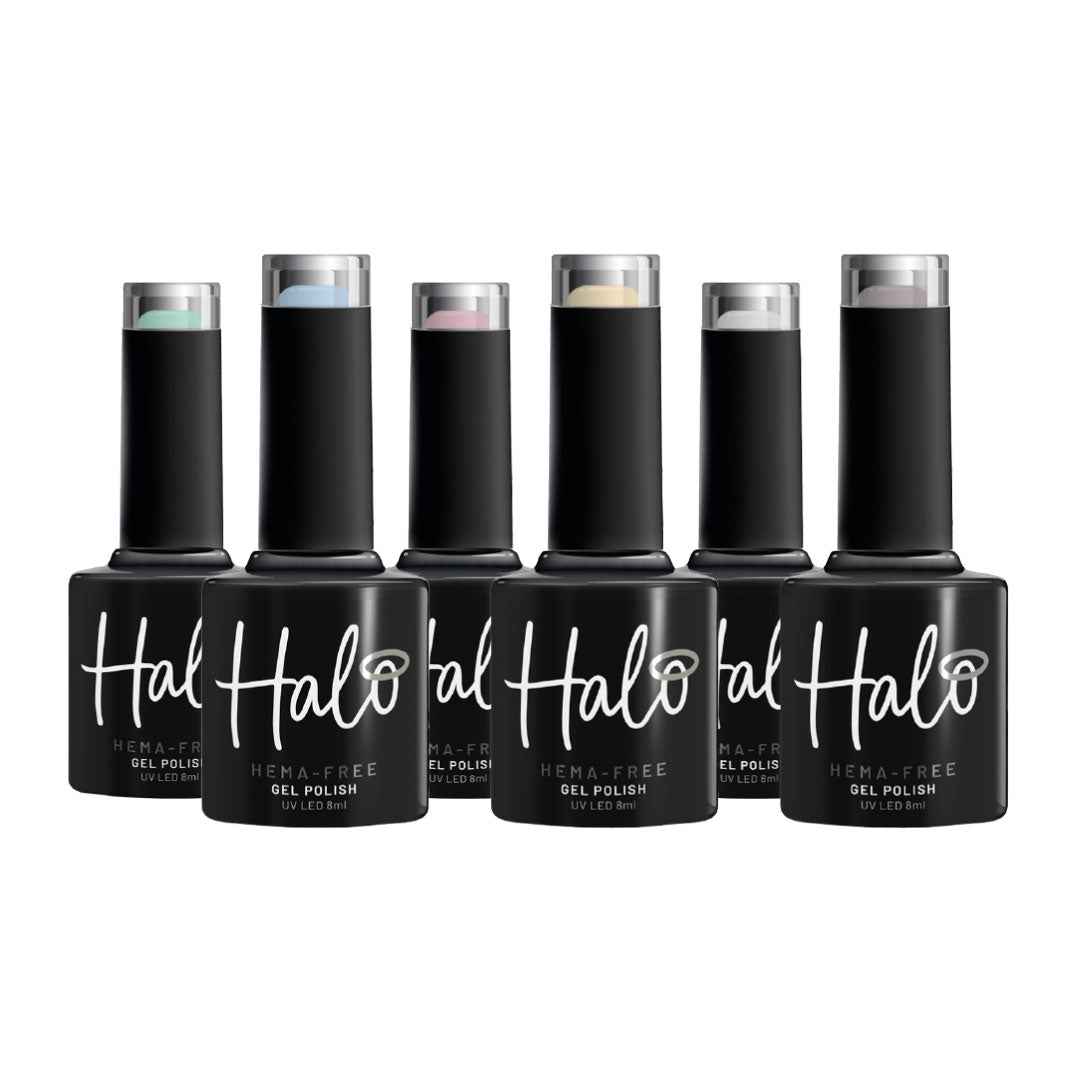 Halo Hema Free Gel Polish Snow Angel Collection 8ml x6