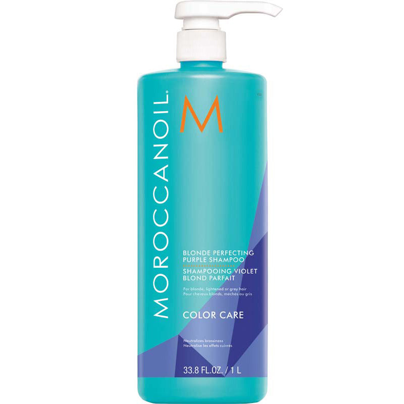 Moroccanoil Blonde Perfecting Purple Shampoo 1 Litre