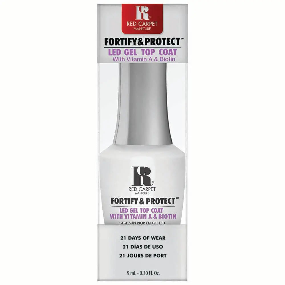 Red Carpet Manicure Fortify & Protect Gel Polish Top Coat 9ml