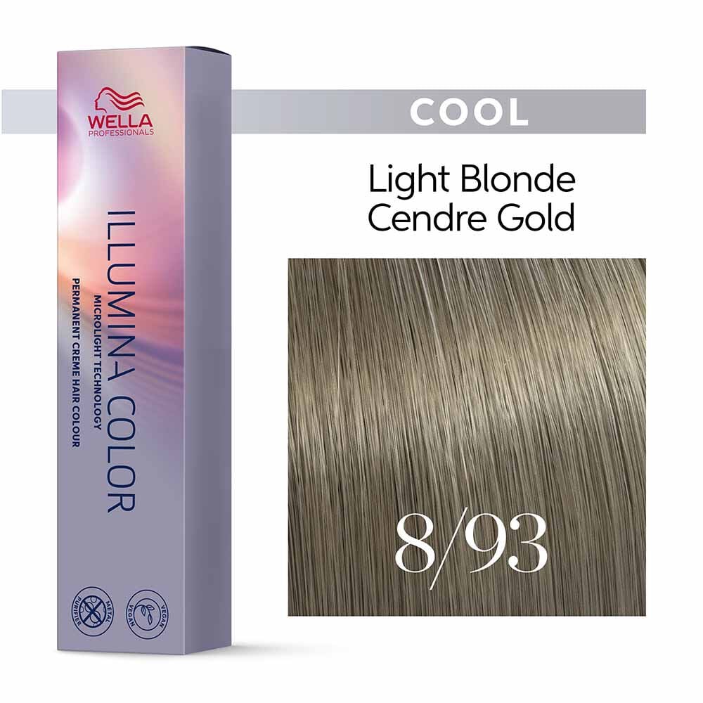 Wella Professionals Illumina Color Permanent Hair Colour 8/93 - 60ml
