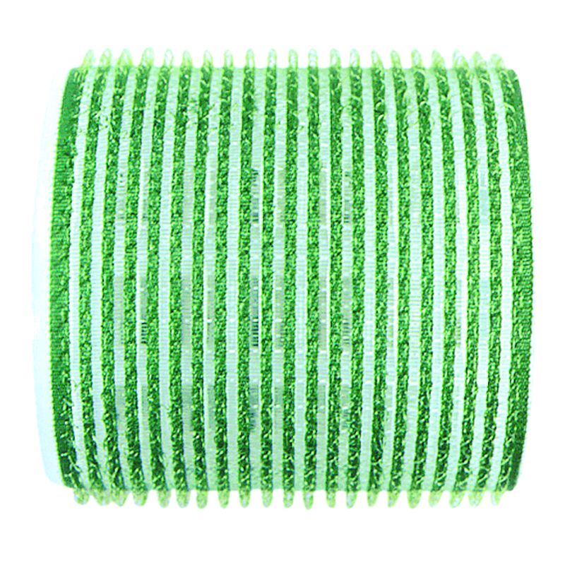 Jumbo Velcro Rollers Green 61mm x 6