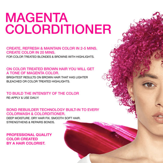 Celeb Luxury Viral Hybrid Colorditioner Conditioner with BondFix - Magenta - 244ml
