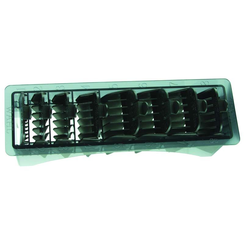 WAHL Comb Sets with Storage Tray Black