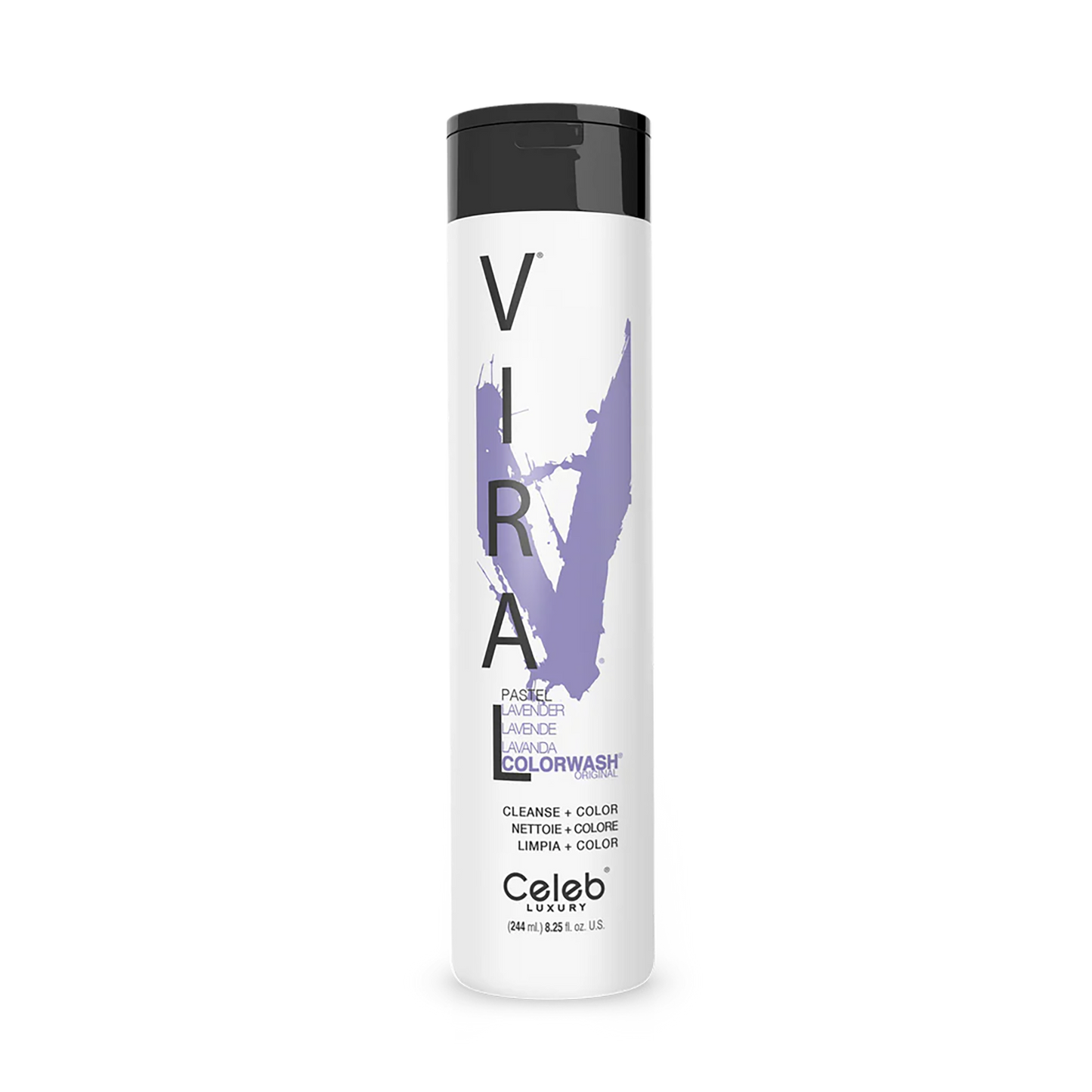 Celeb Luxury Viral Shampoo Colorwash Vegan Shampoo - Pastel Lavender - 244ml