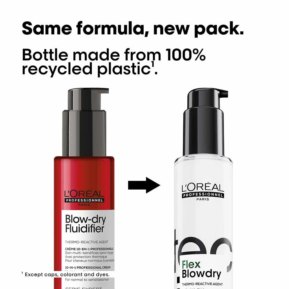 L'Oréal Professionel Serie Expert Blow-Dry Fluidifier 10-in-1 Shape Memory Leave-In Cream 150ml