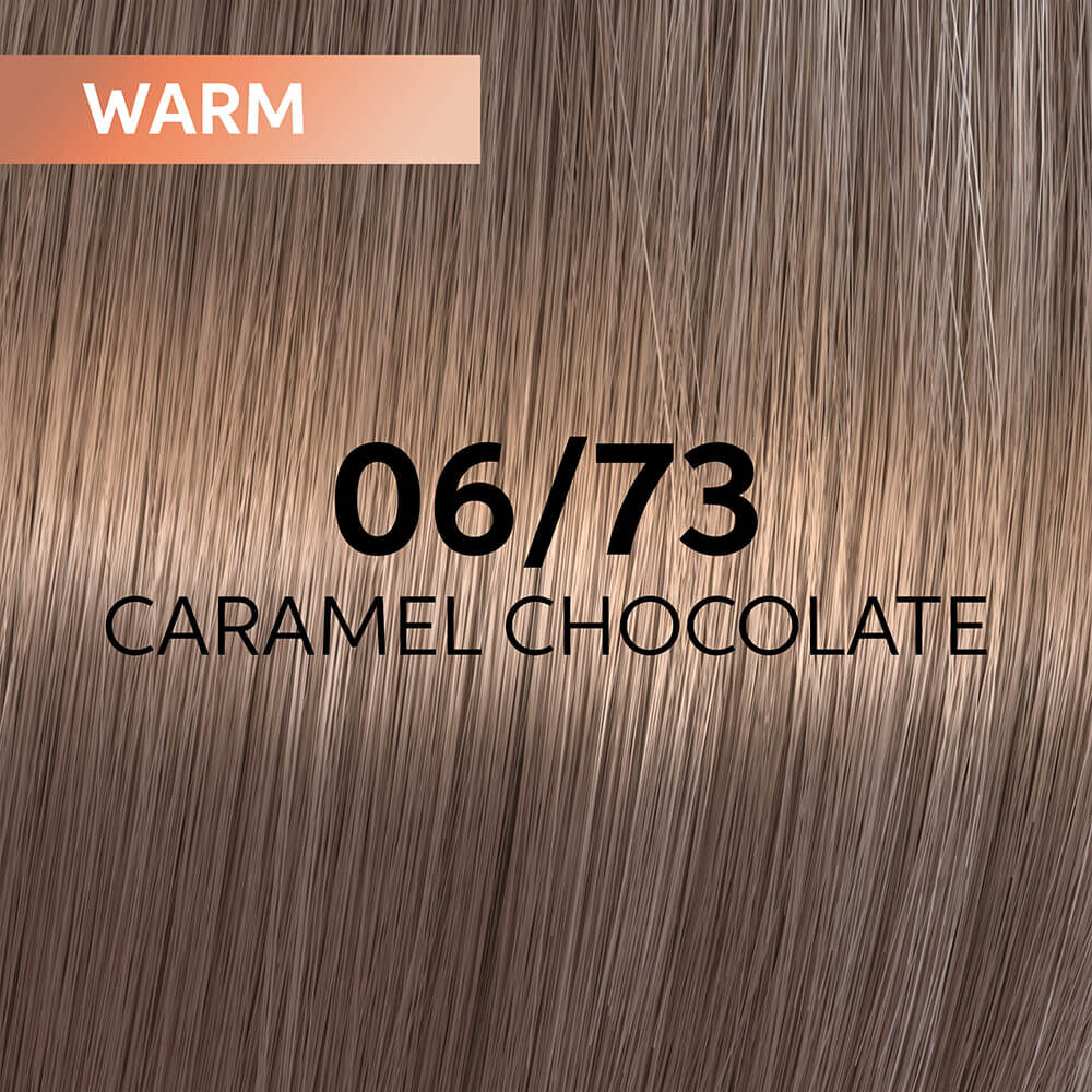 Wella Professionals Shinefinity Zero Lift Glaze Semi-Permanent HairColour - 06/73 Warm Caramel Chocolate - 60ml