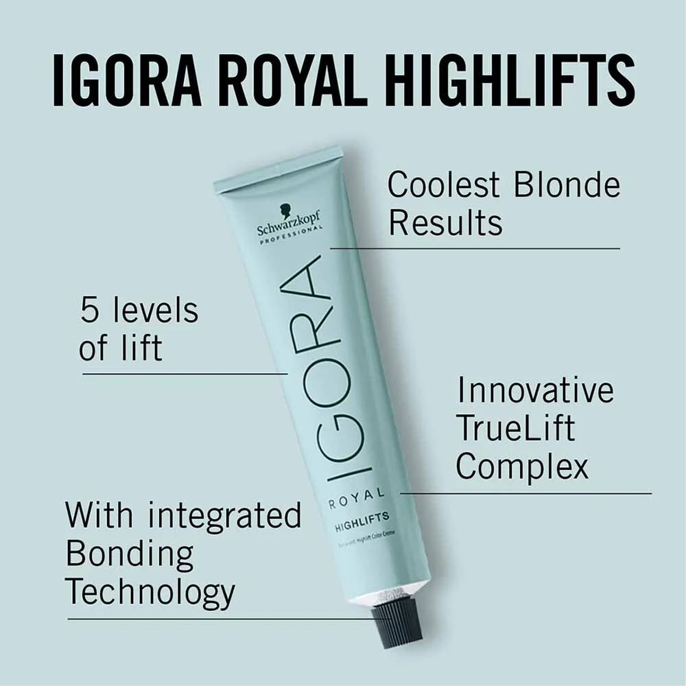 Schwarzkopf Professional Igora Royal Highlifts Permanent Hair Colour - 12-2 Special Blonde Ash - 60ml