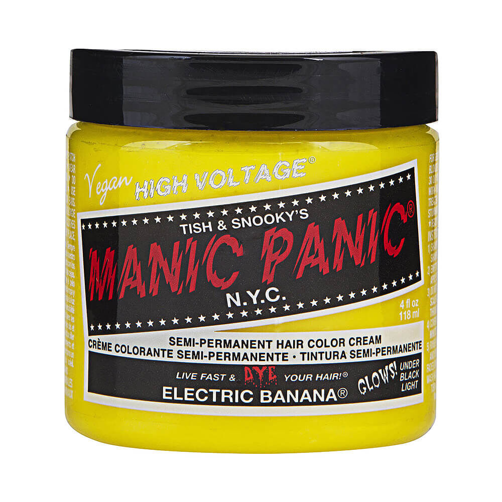 Manic Panic High Voltage Semi Permanent Hair Colour Cream - Electric Banana - 118ml
