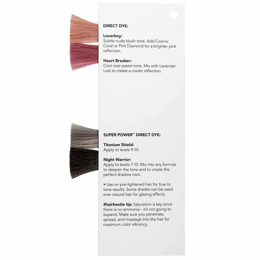 #mydentity Guy Tang Super Power Direct Dyes Collection Swatch Page