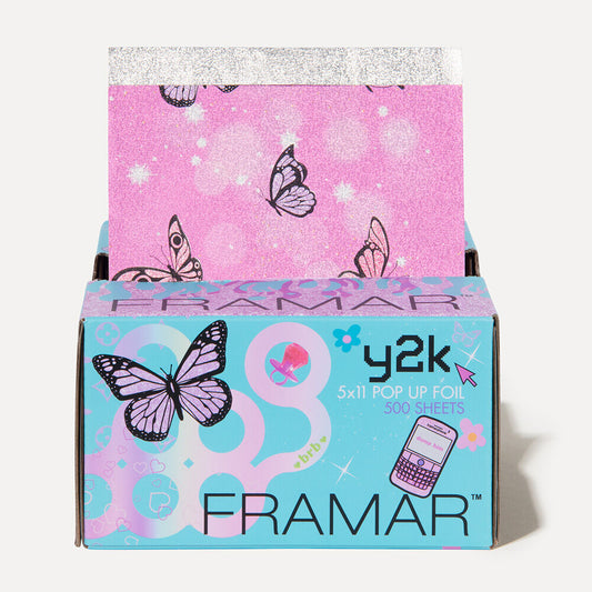 Framar Y2K Pop-Up Hair Foil Sheets, 5x11''