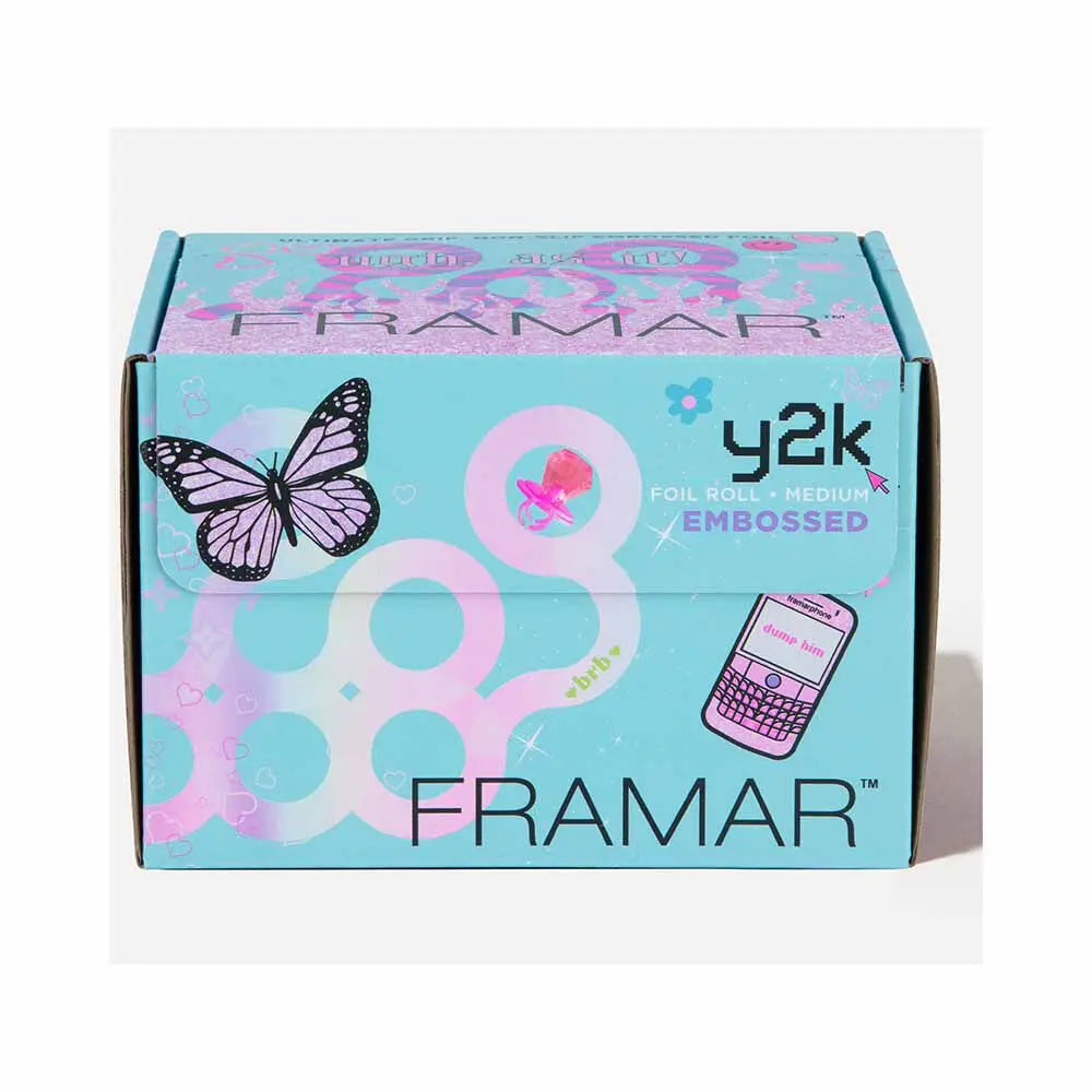Framar Y2K Hair Foil Roll, Medium Embossed, 320ft