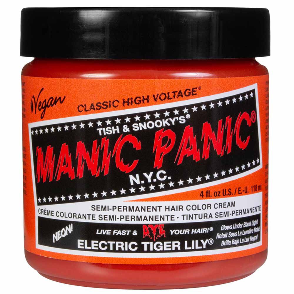 Manic Panic High Voltage Semi Permanent Hair Colour Cream - Electic Tiger Lily - 118ml