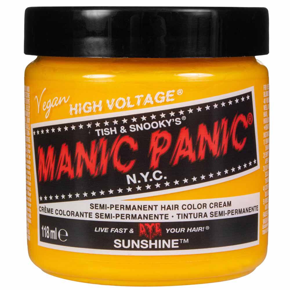 Manic Panic High Voltage Semi Permanent Hair Colour Cream - Sunshine - 118ml