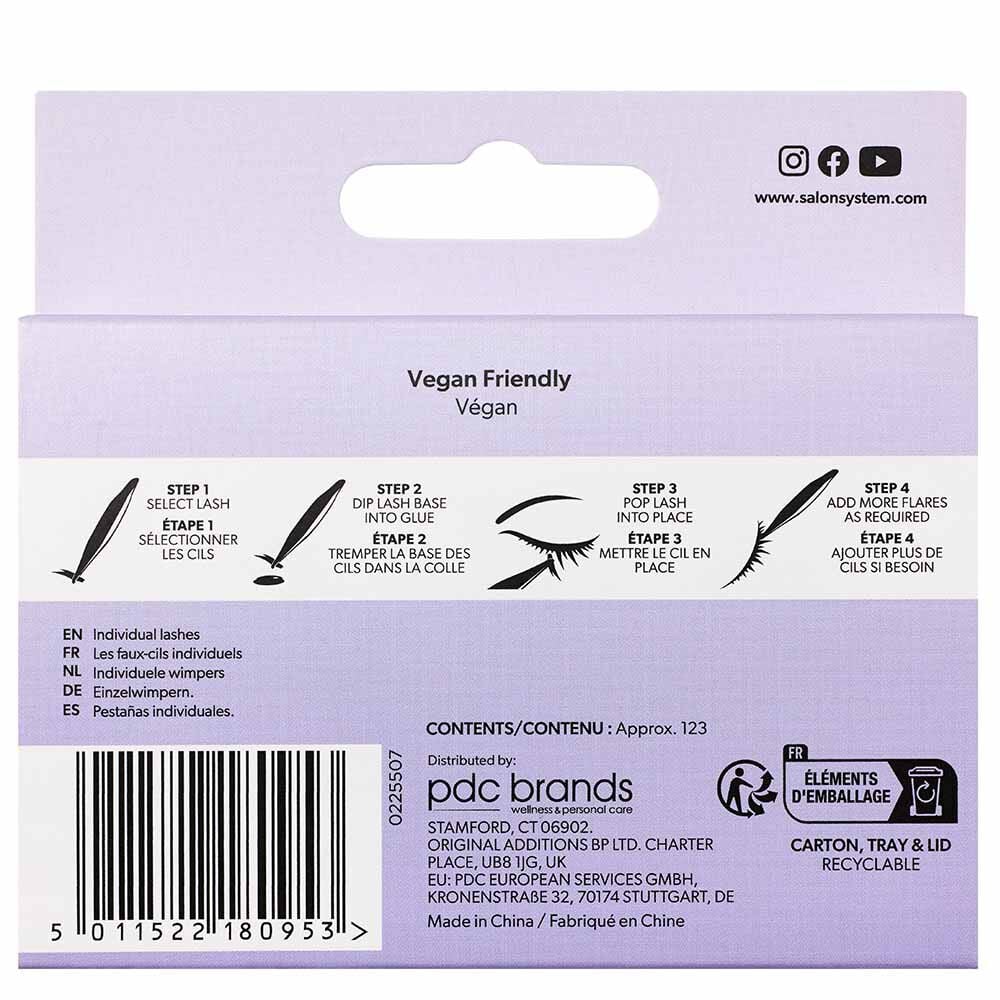 Salon System Individual Lash Luxe Light Short 10mm