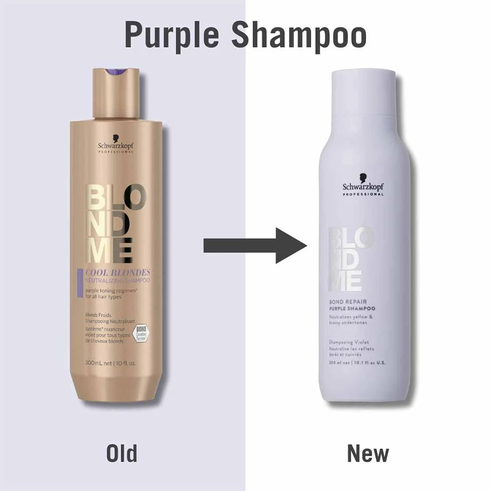 Schwarzkopf Professional BlondMe Bond Repair Purple Shampoo - 300ml