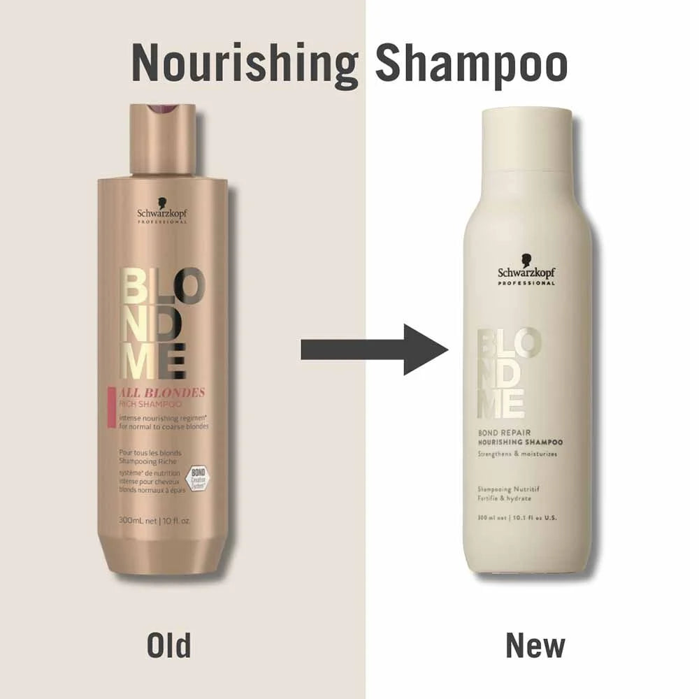 Schwarzkopf Professional BlondMe Bond Repair Nourishing Shampoo - 300ml