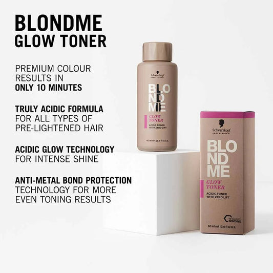 Schwarzkopf Professional BlondMe Glow Toner - Steel 60ml