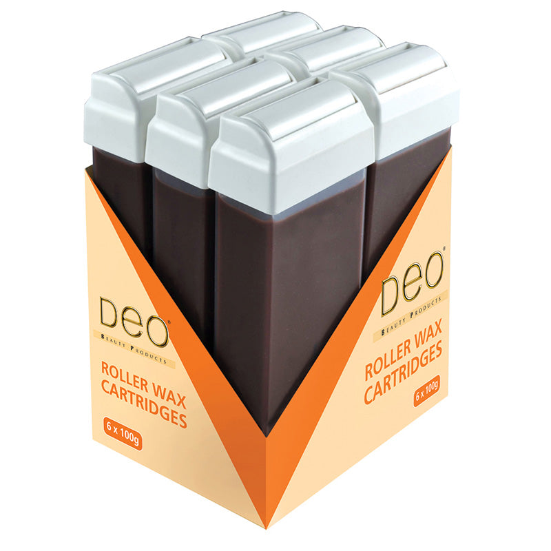 DEO Roller Wax Chocolate Cartridges 100mlx 6