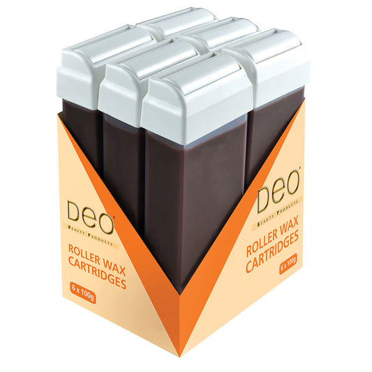 DEO Roller Wax Chocolate Cartridges 100mlx 6