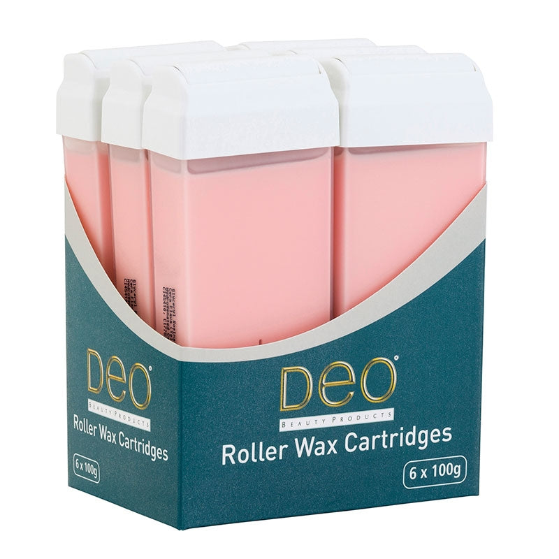 DEO Roller Wax Pink Cartridges 100ml x 6