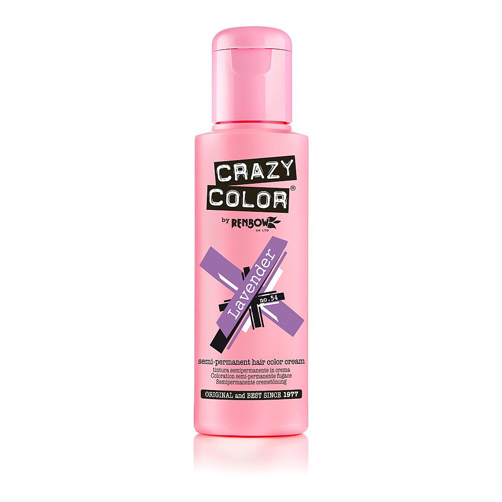 Crazy Color Semi Permanent Vegan Hair Colour Cream - Lavender - 100ml