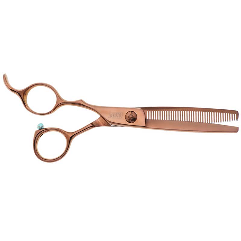 Kyoto Rose Left Handed 40 Teeth Thinning Scissor