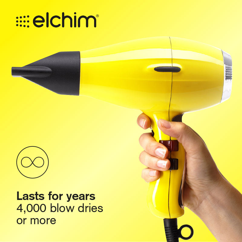 Elchim 3900 Healthy Ionic Hairdryer Yellow Daisy