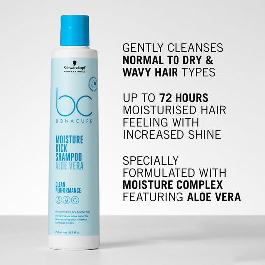 Bonacure Moisture Kick Shampoo 250ml by Schwarzkopf