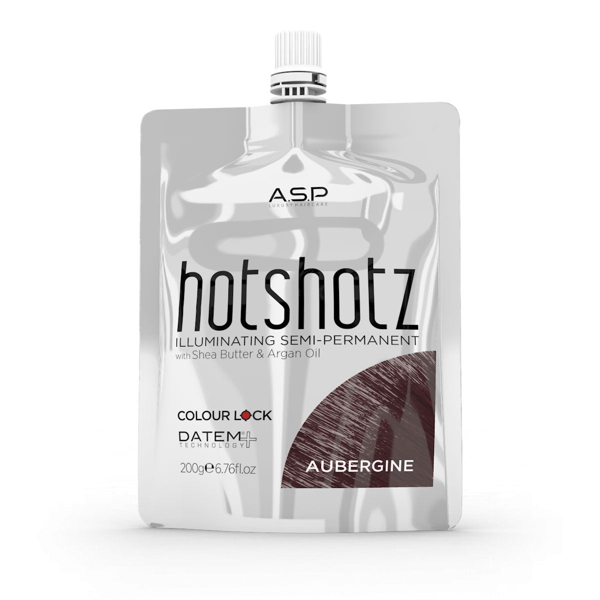 Affinage Hotshotz Semi Permanent Hair Dye - 200ml - Aubergine