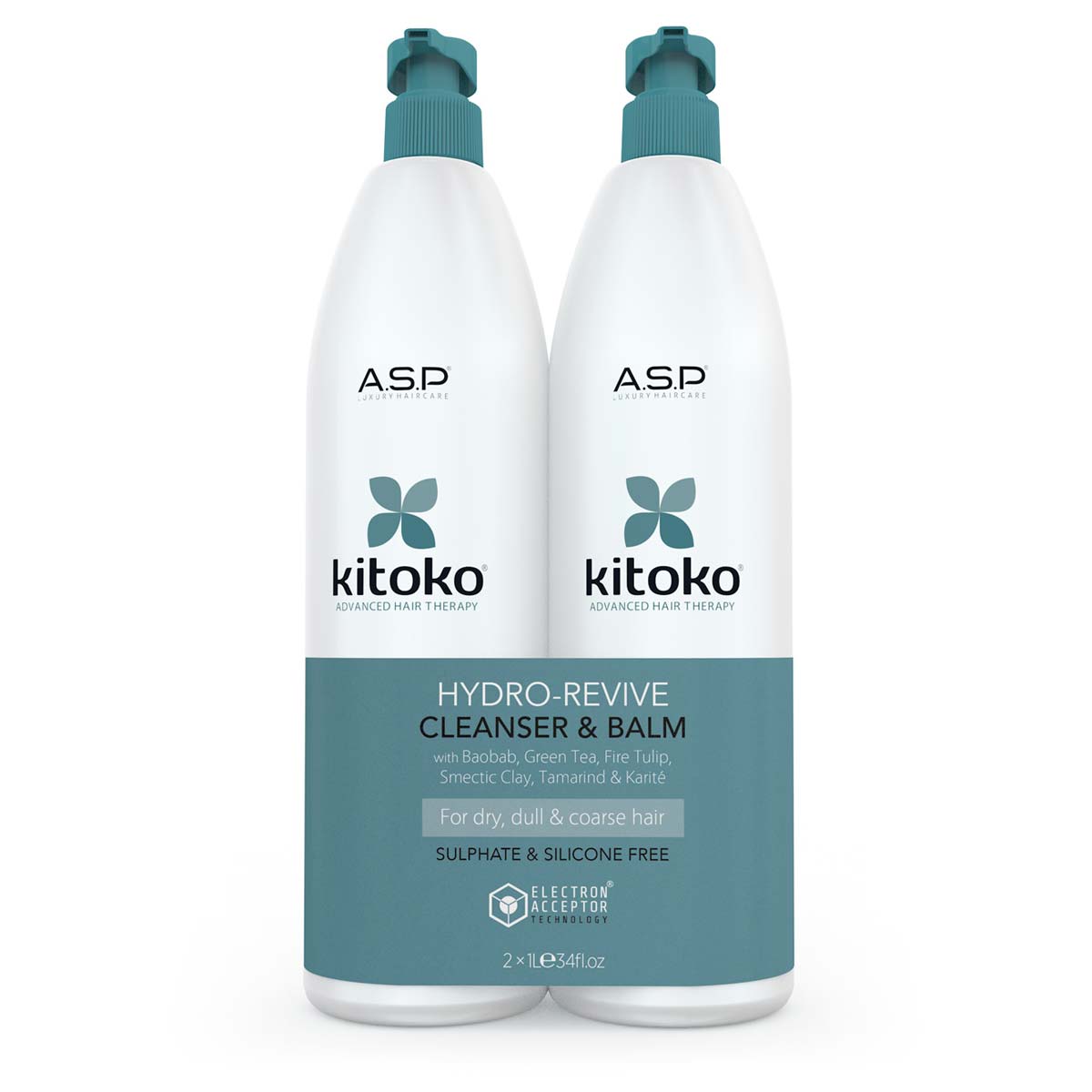 Affinage Kitoko Hydro-Revive Shampoo & Conditioner Duo - 1 Litre
