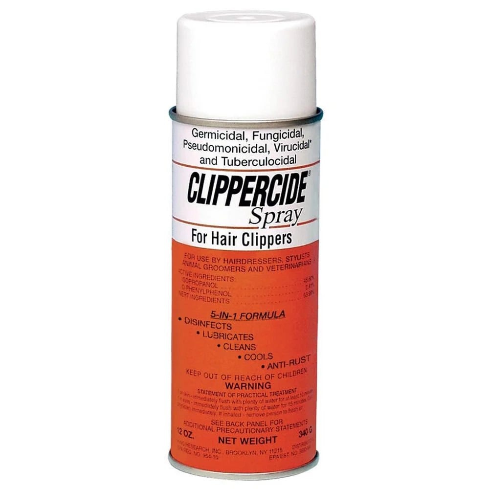 Clippercide Hair Clipper Spray 340g For Sanitizing Hairdressing and Barber Tools