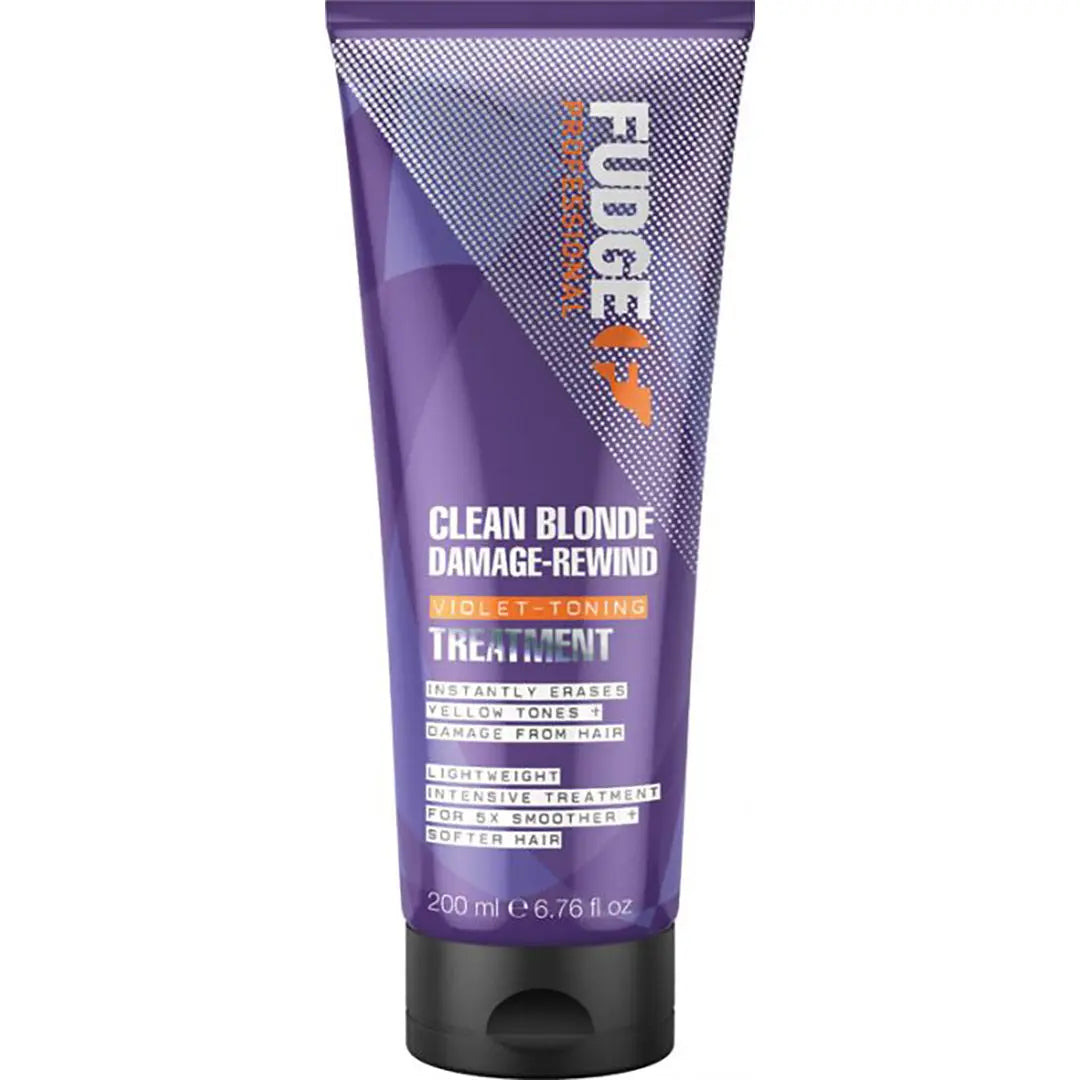 Fudge Professional Clean Blonde Damage Rewind Violet-Toning Treatment 200ml
