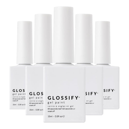 Glossify Bright White 15ml Hema Free Gel Polish