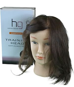 Head Gear Human Hair Head Block Quatro | 4 Colour Hairdressing Training Head